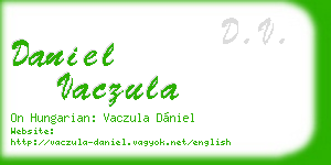 daniel vaczula business card